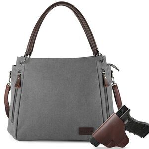 3448 Concealed Carry Crossbody bag with removable pistol holster handbag